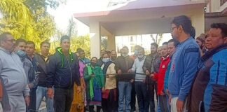 राष्ट्रीय पुरानी पेंशन बहाली संयुक्त मोर्चा के आह्वान पर NPS कार्मिकों ने मनाया काला दिवस