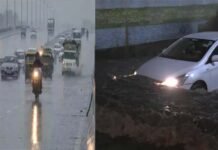 फिर बिगड़ा मौसम: पहाड़ों से लेकर दिल्ली-एनसीआर में रात से ही बारिश का सिलसिला जारी railfall-in-delhi ncr