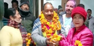 पौड़ी विधानसभा सीट पर राजकुमार पोरी को भाजपा प्रत्याशी घोषित करने पर कार्यकर्ताओं ने जताई ख़ुशी rajkumar-pori-pauri