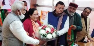 उत्तराखंड: चुनाव से पहले कांग्रेस को लगा झटका, प्रदेश महिला अध्यक्ष सरिता आर्य ने थामा भाजपा का दामन sarita-arya-join-bjp