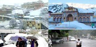 पहाड़ों पर बर्फबारी के बाद देहरादून से लेकर दिल्ली-एनसीआर तक बारिश का सिलसिला जारी, पारा गिरने से बढ़ी ठंड snowfall-in-uttarakhand