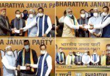 अब भाजपा का विपक्ष को झटका: यूपी में एक सपा और एक कांग्रेस के विधायक समेत पूर्व एमएलए भी बने भाजपाई