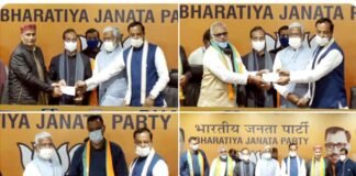 अब भाजपा का विपक्ष को झटका: यूपी में एक सपा और एक कांग्रेस के विधायक समेत पूर्व एमएलए भी बने भाजपाई