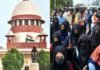 नहीं थम रहा विवाद: हिजाब के समर्थन और विरोध में प्रदर्शन जारी, सुप्रीम कोर्ट ने दखल देने से किया इनकार Hijab