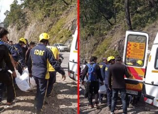 हादसों का दिन : उत्तराखंड में तीसरी दुर्घटना, ऋषिकेश-बद्रीनाथ हाईवे पर खाई में गिरी कार, दो की मौत, दो घायल car fell into a ditch on Rishikesh-Badrinath highway