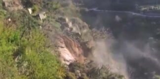 उत्तराखंड : रुद्रप्रयाग के इस गांव में भारी भूस्खलन, 11 परिवारों को सुरक्षित स्थानों पर कराया शिफ्ट, देखें वीडियो landslide in Rudraprayag
