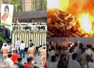 अनंत यात्रा पर स्वर कोकिला : खुश रहना देश के प्यारों, अब हम तो सफर करते हैं.. लता जी पंचतत्व में विलीन, राजकीय सम्मान के साथ किया गया अंतिम संस्कार