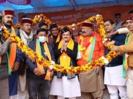 मोदी के हाथों में देश तो महाराज के हाथों उत्तराखंड सुरक्षित: नड्डा जेपी नड्डा