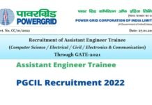 PGCIL Recruitment 2022: पावर ग्रिड कॉर्पोरेशन ऑफ इंडिया लिमिटेड में निकली नौकरी, जल्द करें आवेदन pgcil recruitment 2022