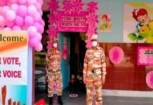 गौतमबुद्ध नगर की तीन विधानसभाओं में 566 मतदान केंद्रों पर कल डाले जाएंगे वोट,पहली बार महिलाओं के लिए अलग से पिंक बूथ pink-booth