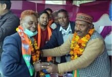 कल्जीखाल के पूर्व प्रभारी प्रमुख एवं पूर्व यूकेडी (डी) प्रत्याक्षी अनिल कुमार ने एक बार फिर थामा भाजपा का दामन