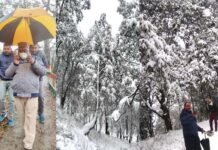 पहाड़ों में हो रही बर्फबारी और बारिश ने चुनाव प्रचार में डाला खलल,प्रत्याशियों की बढ़ने लगी है चिंता snowfall-in-pauri
