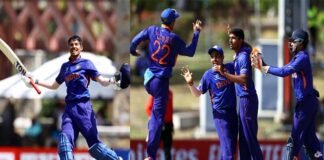 U19 Cricket World Cup 2022: लगातार चौथी बार फाइनल में पहुंची टीम इंडिया, कप्तान यश ढुल ने खेली 110 रनों की शानदार पारी, देखें पूरा स्कोरकार्ड