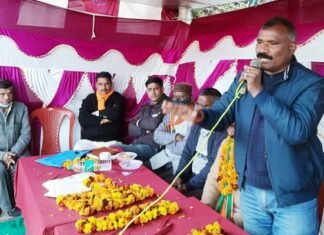 नगर पालिका अध्यक्ष यशपाल बेनाम ने पौड़ी विधानसभा से भाजपा प्रत्याशी राजकुमार पोरी के लिए मांगें वोट yashpal-benam