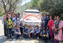 राजकीय कन्या पूर्व माध्यमिक विद्यालय पंचुर के विद्यार्थियों ने किया श्रीनगर डैम का शैक्षिक भ्रमण