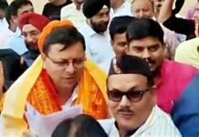 भारतीय पर्वतीय महासभा ने लखनऊ में सीएम पुष्कर सिंह धामी का किया भव्य स्वागत cm-dhami-in-lucknow