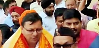 भारतीय पर्वतीय महासभा ने लखनऊ में सीएम पुष्कर सिंह धामी का किया भव्य स्वागत cm-dhami-in-lucknow