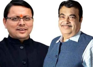 पांवटा साहिब-बल्लुपुर राजमार्ग के उन्नयन व फोरलेन हेतु मिली केन्द्र से वित्तीय स्वीकृति पुष्कर सिंह धामी नीतिन गडकरी