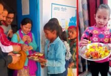 लोकपर्व फुलदेई : अटल उत्कृष्ट राइका डांगचौरा में हर्षोल्लास से मनाया गया लोकपर्व फुलदेई