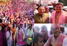 दो साल बाद दिखी रौनक : त्योहारों पर लगा ग्रहण होली ने धुल दिया, आम नागरिकों से लेकर नेता भी रंग में रंगे नजर आए