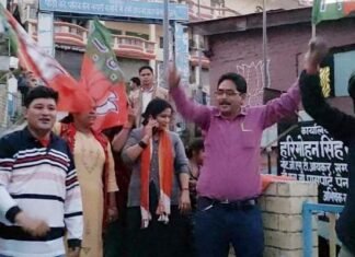 पुष्कर सिंह धामी को दूसरी बार सीएम बनाने पर पौड़ी में भाजपा कार्यकर्ताओं ने जताई खुशी, शीर्ष नेतृत्व के फैसले का किया स्वागत