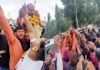 भाजपा प्रत्याशी राजकुमार पोरी की जीत पर पौड़ी में जश्न, समर्थकों ने नगर में निकाला विजयी झुलूस rajkumar pori