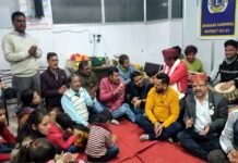 श्रीनगर गढ़वाल : लायंस क्लब एवं उत्सव ग्रुप द्वारा बैठकी होली का आयोजन baithaki holi