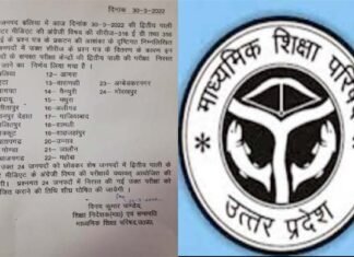 यूपी बोर्ड इंग्लिश का पेपर हुआ आउट, शिक्षा विभाग की फिर खुली पोल, इन 24 जिलों में दोबारा होगी यह परीक्षा up board english paper leaked