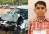 दर्दनाक सड़क हादसा: अज्ञात वाहन ने कार में मारी टक्कर, 7वीं कक्षा के छात्र की मौत, पिता की हालत नाजुक