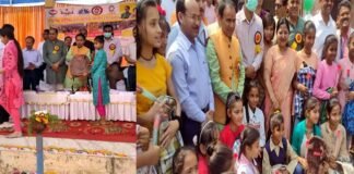 जीजीआईसी श्रीनगर में धूमधाम से मनाया गया प्रवेशोत्सव, शिक्षा मंत्री डा. धन सिंह रावत ने नव प्रवेशी छात्र छात्राओं किया सम्मानित