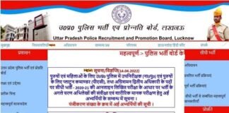 यूपी पुलिस : एसआई भर्ती परीक्षा का परिणाम घोषित, अभ्यर्थी इस वेबसाइट पर करें चेक UP Police SI Recruitment Exam Result