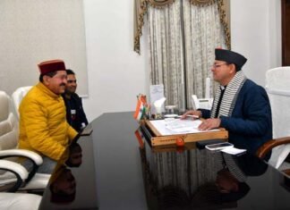 कांग्रेस विधायक हरीश धामी के बाद अब गढ़वाल से इस विधायक ने की सीएम पुष्कर धामी के लिए सीट छोड़ने की पेशकश bharat chaudhari mla rudraprayag