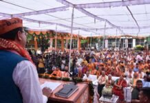 BJP Foundation DAY: मुख्यमंत्री पुष्कर सिंह धामी ने बीजेपी के स्थापना दिवस पर देहरादून में आयोजित कार्यक्रम में की शिरकत bjp-foundation-day