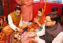 चैत्र नवरात्रि के पहले दिन मुख्यमंत्री धामी ने प्रसिद्ध धाम मां पूर्णागिरी मंदिर में दर्शन कर पूजा पाठ की cm-dhami-purnagiri-temple