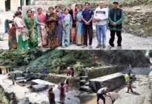 स्वच्छता अभियान चलाकर प्राकृतिक जल स्रोतों को दी संजीवनी