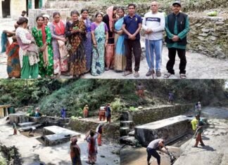 स्वच्छता अभियान चलाकर प्राकृतिक जल स्रोतों को दी संजीवनी