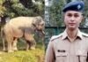 कोटद्वार में सुबह टहलने निकले युवा सिपाही की हाथी ने ली जान, पुलिस महकमे में शोक elephant-killed-the-police-constable
