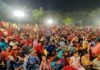 चैत्र नवरात्रि पर इंदिरापुरम में आयोजित विशाल उत्तराखंडी भजन संध्या में कल्पना चौहान व रोहित चौहान के गीतों में झूमे दर्शक