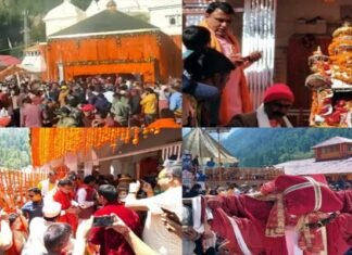 गंगोत्री-यमुनोत्री धाम के कपाट खुलने के साथ ही चार धाम यात्रा शुरू, सीएम धामी ने पहली पूजा पीएम मोदी के नाम पर की Char Dham Yatra started