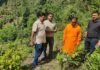 कैबिनेट मंत्री धन सिंह रावत ने कठूली में चाय बागान का किया निरीक्षण, बोले कास्तकारों की बढ़ेगी आर्थिकी Dhan Singh Rawat inspected the tea garden in Kathuli