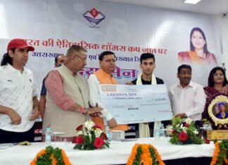 थॉमस कप की ऐतिहासिक जीत पर मुख्यमंत्री ने किया लक्ष्य सेन को सम्मानित