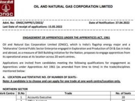 ONGC Apprentice 2022: ओएनजीसी में ट्रेड और टेक्निशियन अप्रेंटिस के 3614 पदों पर भर्ती, जल्द करें आवेदन ONGC Apprentice