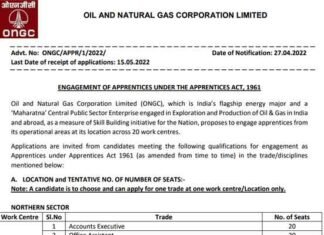 ONGC Apprentice 2022: ओएनजीसी में ट्रेड और टेक्निशियन अप्रेंटिस के 3614 पदों पर भर्ती, जल्द करें आवेदन ONGC Apprentice