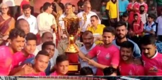 पौड़ी में आयोजित राष्ट्रीय फुटबाल प्रतियोगिता की चैंपियन बनी एसएसबी सिलीगुड़ी SSB Siliguri became the champion of the national level football competition organized in Pauri