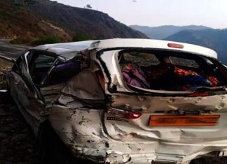 पौड़ी गढ़वाल : कार दुर्घटनाग्रस्त, चालक की मौत, चार घायल