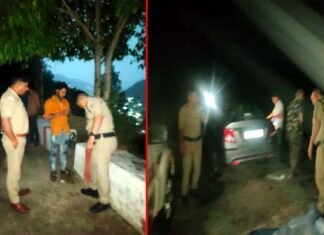 सड़क किनारे शराब पीने वाले आधा दर्जन नशेड़ियों के विरुद्ध अभियान चलाकर की गयी कार्यवाही