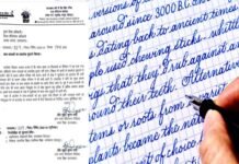 उत्तराखंड के स्कूलों में बच्चों की हैंडराइटिंग सुधारने हेतु शिक्षा विभाग ने जारी किया यह नया आदेश handwriting with-nib-pen