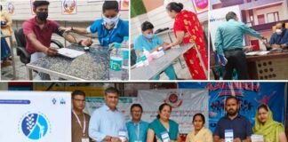 दिल्ली मानव अधिकार एवं अपराध नियंत्रण संगठन ने लगाया निशुल्क स्वास्थ्य जाँच शिविर, 327 लाभार्थियों ने लिया स्वास्थ्य लाभ health check-up camp