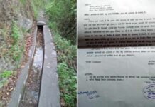 श्रीनगर गढ़वाल : खंडाह में क्षतिग्रस्त नहर की मरम्मत में दूसरी बार भी घटिया सामग्री के इस्तेमाल का आरोप, शिकायत के बाद भी गुणवत्ता में नहीं हुआ सुधार