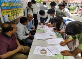 विश्व तंबाकू निषेध दिवस पर चलाया जागरूकता एवं हस्ताक्षर अभियान